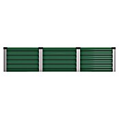 Vitavia Hochbeet Meta In & Out 401 (185 x 65 x 40 cm, Zincalume®, Seegras/Alu) | BAUHAUS