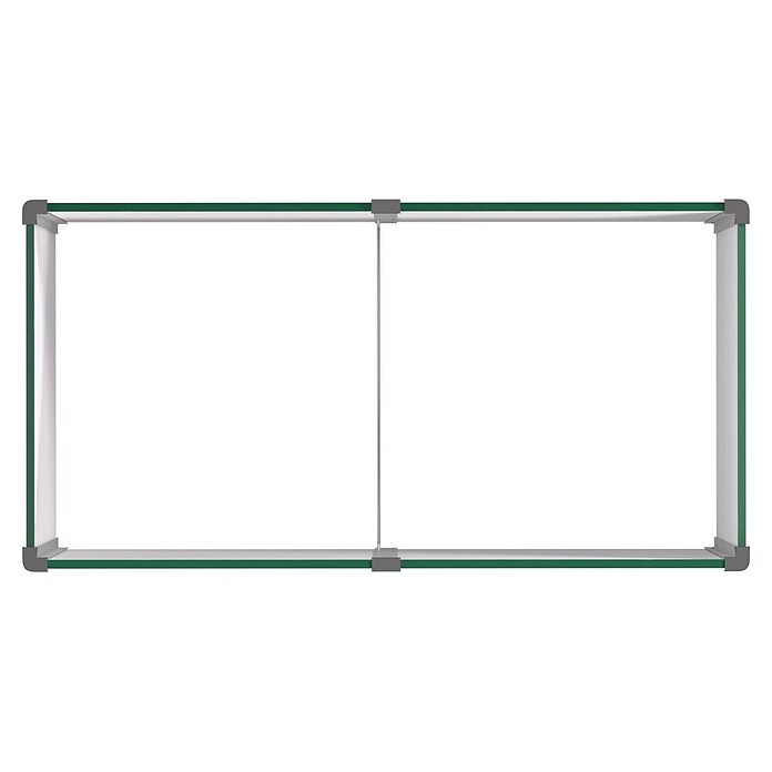 Vitavia Hochbeet Meta 858 (187,7 x 96,2 x 85,8 cm, Zincalume®, Seegras/Alu) | BAUHAUS