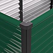 Vitavia Hochbeet Meta 858 (187,7 x 96,2 x 85,8 cm, Zincalume®, Seegras/Schwarz) | BAUHAUS
