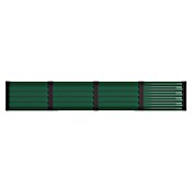 Vitavia Hochbeet Meta In & Out 401 (245 x 65 x 40 cm, Zincalume®, Seegras/Schwarz) | BAUHAUS