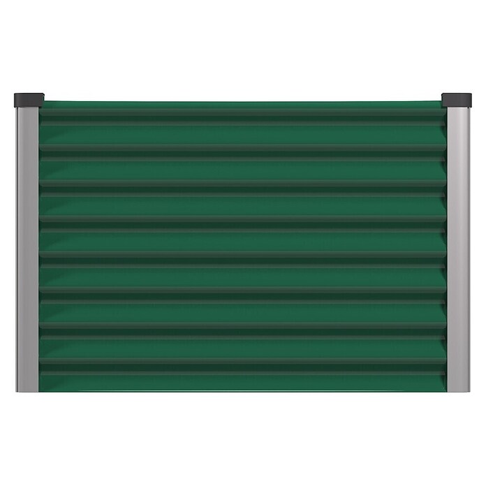 Vitavia Hochbeet Meta 630 (187,7 x 96,2 x 63 cm, Zincalume®, Seegras/Alu) | BAUHAUS