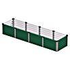 Vitavia Hochbeet Meta In & Out 401 (245 x 65 x 40 cm, Zincalume®, Seegras/Alu) | BAUHAUS