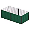 Vitavia Hochbeet Meta 630 (187,7 x 96,2 x 63 cm, Zincalume®, Seegras/Schwarz) | BAUHAUS