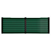 Vitavia Hochbeet Meta 630 (187,7 x 96,2 x 63 cm, Zincalume®, Seegras/Schwarz) | BAUHAUS