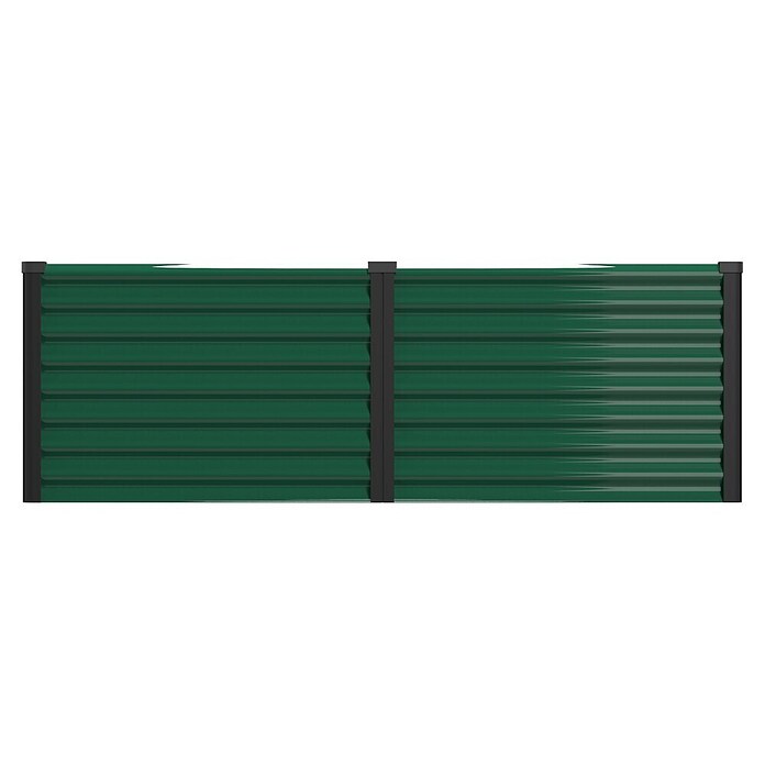 Vitavia Hochbeet Meta 630 (187,7 x 96,2 x 63 cm, Zincalume®, Seegras/Schwarz) | BAUHAUS