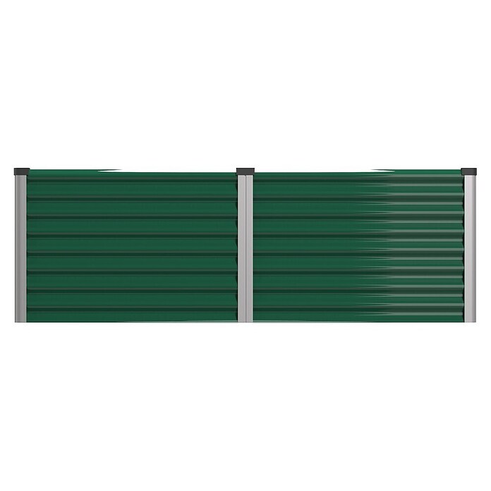 Vitavia Hochbeet Meta 630 (187,7 x 96,2 x 63 cm, Zincalume®, Seegras/Alu) | BAUHAUS