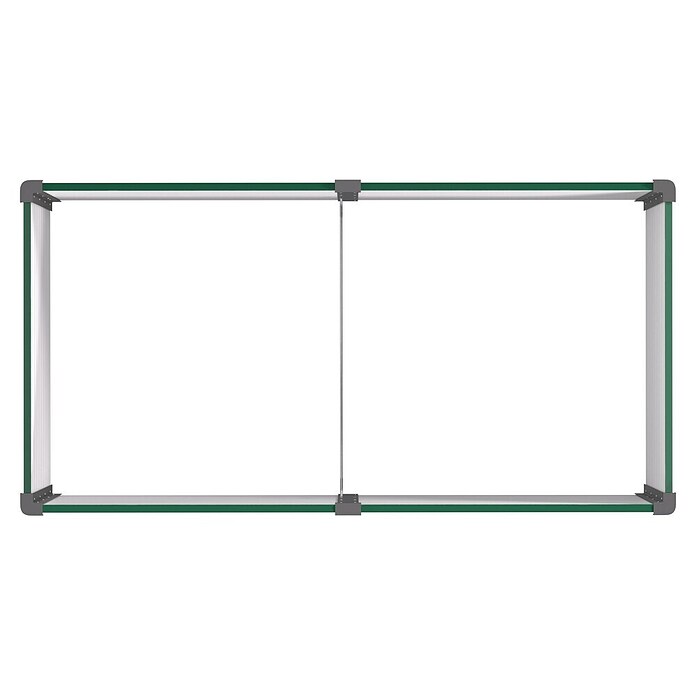 Vitavia Hochbeet Meta 858 (187,7 x 96,2 x 85,8 cm, Zincalume®, Seegras/Schwarz) | BAUHAUS