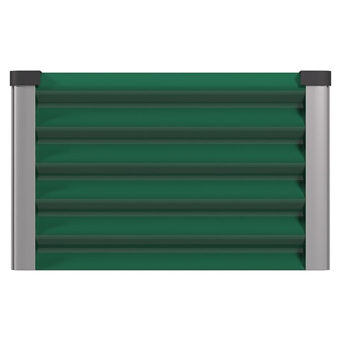 Vitavia Hochbeet Meta In & Out 401 (245 x 65 x 40 cm, Zincalume®, Seegras/Alu) | BAUHAUS