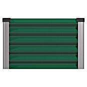 Vitavia Hochbeet Meta In & Out 401 (245 x 65 x 40 cm, Zincalume®, Seegras/Alu) | BAUHAUS