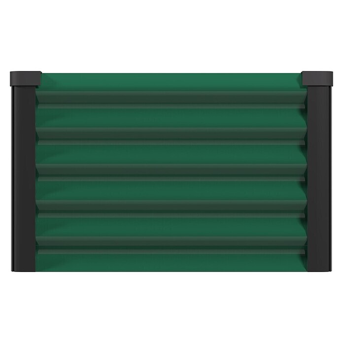Vitavia Hochbeet Meta In & Out 401 (245 x 65 x 40 cm, Zincalume®, Seegras/Schwarz) | BAUHAUS