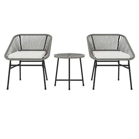 Outsunny  Loungemöbel-Set mit Tisch