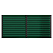 Vitavia Hochbeet Meta 858 (187,7 x 96,2 x 85,8 cm, Zincalume®, Seegras/Schwarz) | BAUHAUS