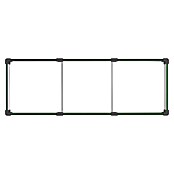 Vitavia Hochbeet Meta In & Out 401 (185 x 65 x 40 cm, Zincalume®, Seegras/Schwarz) | BAUHAUS