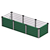 Vitavia Hochbeet Meta In & Out 401 (185 x 65 x 40 cm, Zincalume®, Seegras/Alu) | BAUHAUS