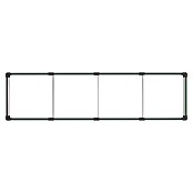Vitavia Hochbeet Meta In & Out 401 (245 x 65 x 40 cm, Zincalume®, Seegras/Schwarz) | BAUHAUS