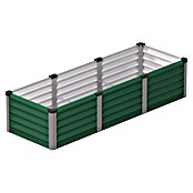 Vitavia Hochbeet Meta In & Out 401 (185 x 65 x 40 cm, Zincalume®, Seegras/Alu) | BAUHAUS