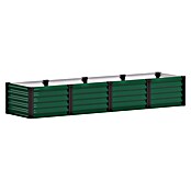 Vitavia Hochbeet Meta In & Out 401 (245 x 65 x 40 cm, Zincalume®, Seegras/Schwarz) | BAUHAUS