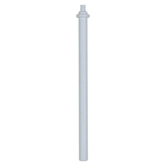 Wenko Ersatzstiel WC-Bürste - Länge: 330 mm, Kunststoff, Weiß - Weiße zylindrische Kunststoff-Filterkartusche mit Gewindeanschluss.