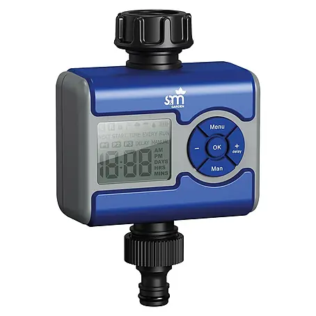Programador de riego digital hembra-macho 3/4"