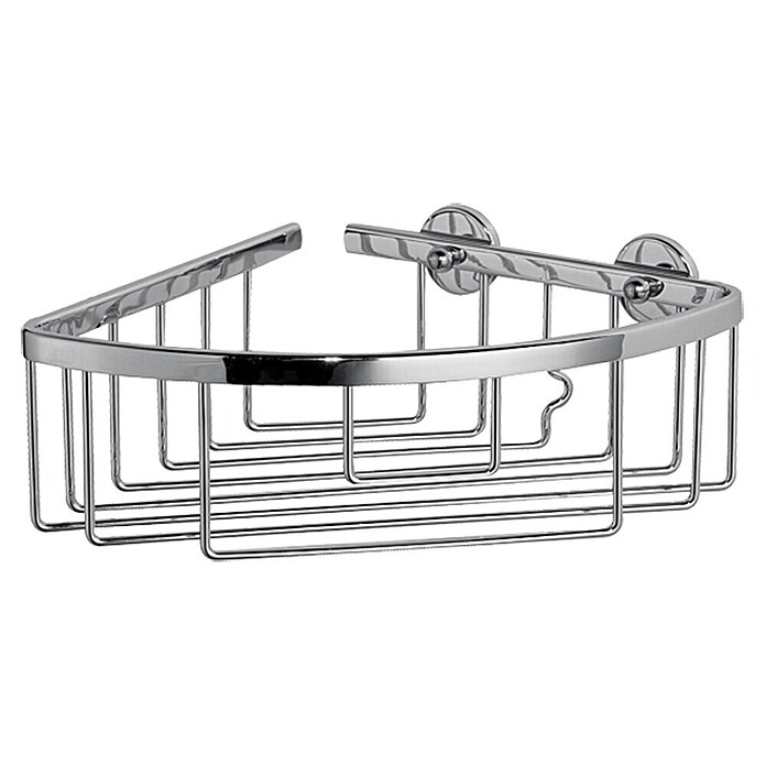Nie wieder bohren Aluxx Douchekorf, hoekmodel AL111CR (19,2 x 20 x 9,7 cm, Chroom, Glanzend)