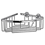 Nie wieder bohren Aluxx Douchekorf, hoekmodel AL111CR (19,2 x 20 x 9,7 cm, Chroom, Glanzend)