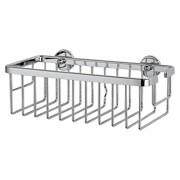 Nie wieder bohren Aluxx Douchekorf AL131CR (25 x 12,5 x 9,2 cm, Chroom, Glanzend)