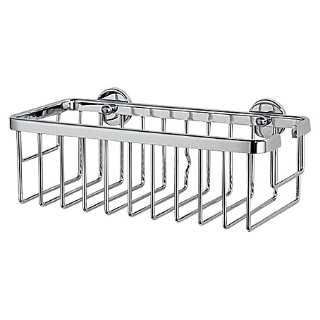 Tesa Cesta de baño AL131CR (25 x 12,5 x 9,2 cm, Aluminio, Cromo)