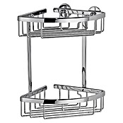 Nie wieder bohren Aluxx Douchekorf, hoekmodel AL210CR (16,3 x 17 x 26 cm, Glanzend, Chroom)