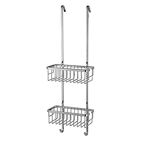 Tesa Cesta de baño AL233P (25 x 16,3 x 75 cm, Aluminio, Cromo)