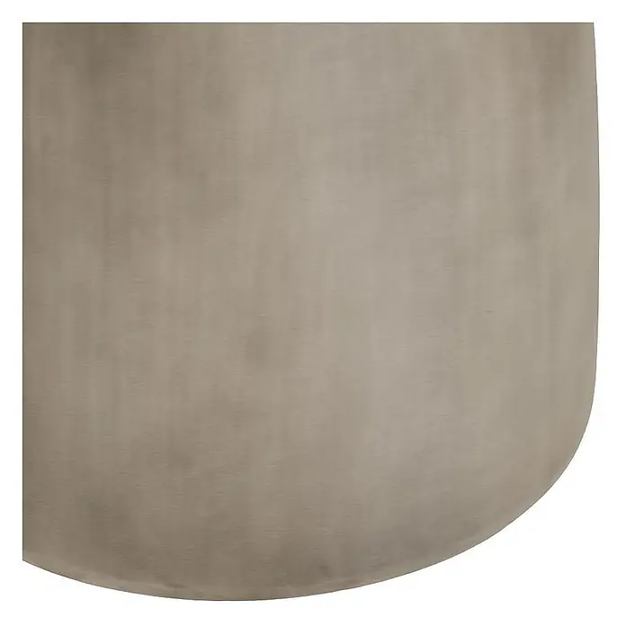 Ebuy24 Gartentisch rund Bente - Ø x H: 120 x 75 cm, 95% MgO, 5% Glasfaser, Grau, Stapelbar