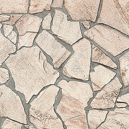 AS Creation Vliestapete Wood-n-Stone (Beigebraun/Grau, Steinoptik, 10,05 x 0,53 m)