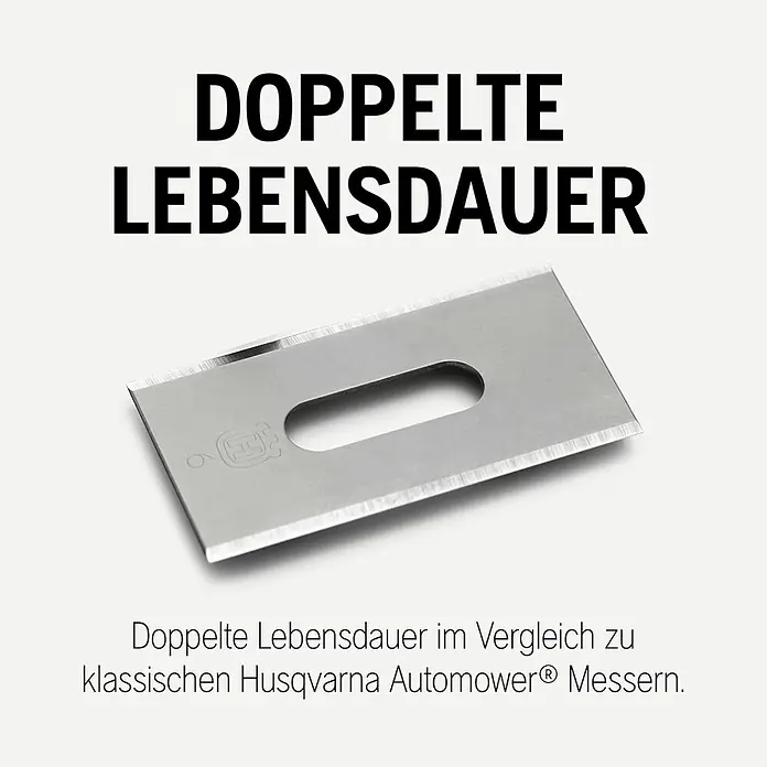 Husqvarna Ersatzmesser-Set für Mähroboter Endurance Messer 6er-Pack - Passend für: alle Husqvarna Automower Modelle, 6 Stk. - Ein silbernes, langlebiges Ersatzmesser mit Mittelloch für Husqvarna Automower®.