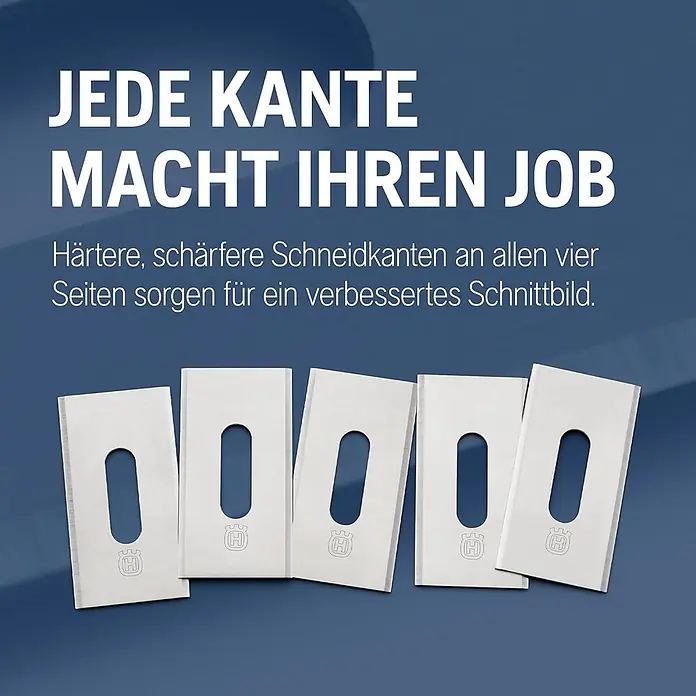 Husqvarna Ersatzmesser-Set für Mähroboter Endurance Messer 6er-Pack - Passend für: alle Husqvarna Automower Modelle, 6 Stk. - Fünf silberne Husqvarna Schneidmesser, jeweils mit vier scharfen Kanten für verbesserte Schnittergebnisse.