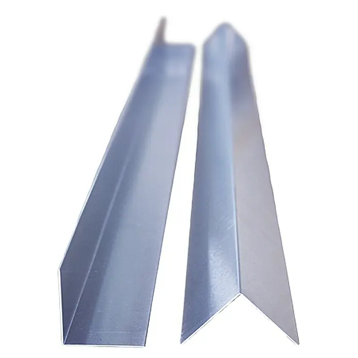 Sarei Winkelprofil HG 1 - L x B x H: 1.000 x 50 x 50 mm, Aluminium, Silber - Zwei silberfarbene Eckschutzprofile aus Metall, ideal zum Schutz von Kanten und Ecken vor Beschädigungen und Abnutzung im Innenbereich.