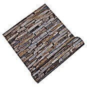 My Look Papel pintado de vellón Wood-n-Stone (Beige/Marrón/Gris, Efecto piedra, 10,05 m x 53 cm)