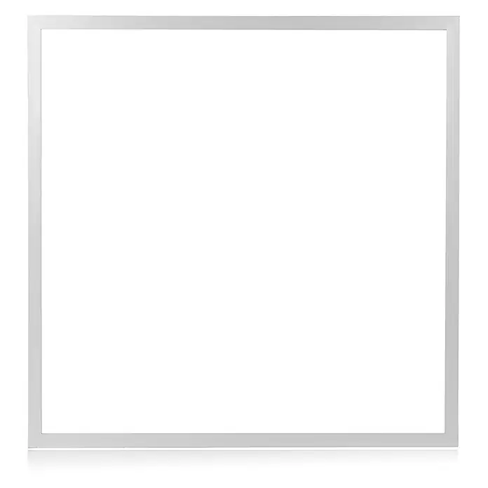 Luxula LED-Panel - 36 W, Weiß, Neutralweiß - Quadratisches LED-Panel mit dünnem silbernem Rahmen.