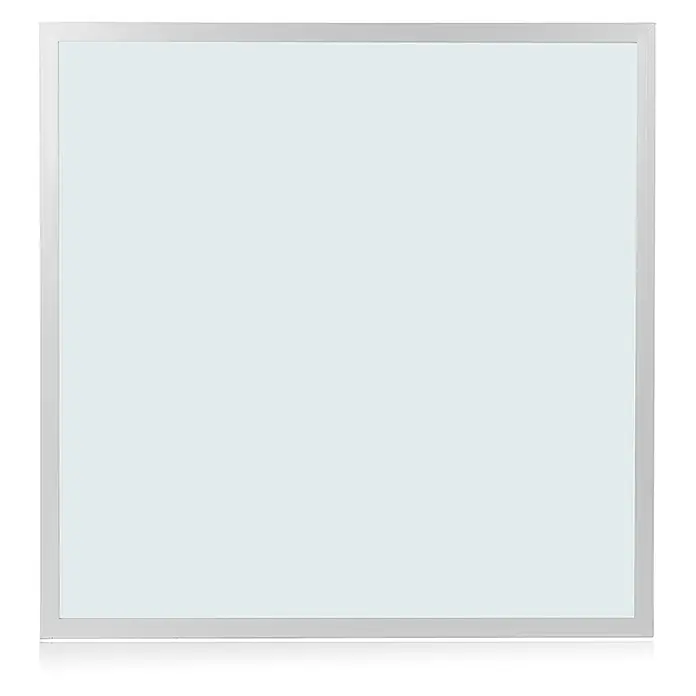 Luxula LED-Panel LED Panel - 36 W, Weiß, Weiß, Kaltweiß - Quadratisches weißes LED-Panel mit silbernem Rahmen.