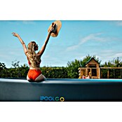 Bazen s okvirom iPoolGo L  (Ø x V: 500 x 120 cm, Plava, antracit, 17.350 l) | BAUHAUS