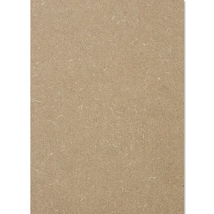 Tischlerplatte nach Maß - Holzmix, L x B: 2.800 x 2.070 mm, Stärke: 19 mm - Eine Nahaufnahme einer hellbraunen, unlackierten MDF-Platte mit einer feinen Holzfaserstruktur.