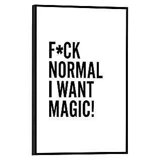 Reinders Bild Slim Frame Black (I Want Magic, B x H: 20 x 30 cm)