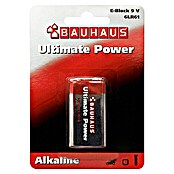 BAUHAUS Alkalna baterija Ultimate Power (Blok od 9 volti, Alkal-mangan, 9 V, 1 kom)