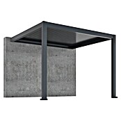 Pergola - stenska Bellano S25  (Barva ogrodja: Antracit, Aluminij, Š x G x V: 3 x 3 x 2,5 m) | 4817 - Terrassenüberdachungen | GBDF - Vordächer | GBD - Bauelemente | GB - Bauelemente | G - Holz/Bauelem | BAUHAUS