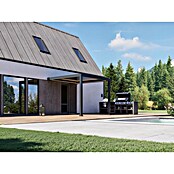 Pergola - stenska Bellano S25  (Barva ogrodja: Antracit, Aluminij, Š x G x V: 3 x 3 x 2,5 m) | 4817 - Terrassenüberdachungen | GBDF - Vordächer | GBD - Bauelemente | GB - Bauelemente | G - Holz/Bauelem | BAUHAUS