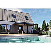 Pergola - stenska Bellano S25  (Barva ogrodja: Antracit, Aluminij, Š x G x V: 6 x 3 x 2,5 m) | 4817 - Terrassenüberdachungen | GBDF - Vordächer | GBD - Bauelemente | GB - Bauelemente | G - Holz/Bauelem | BAUHAUS