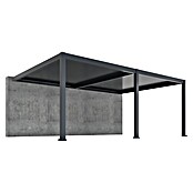 Pergola - stenska Bellano S25  (Barva ogrodja: Antracit, Aluminij, Š x G x V: 6 x 4 x 2,5 m) | 4817 - Terrassenüberdachungen | GBDF - Vordächer | GBD - Bauelemente | GB - Bauelemente | G - Holz/Bauelem | BAUHAUS