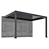 Pergola - stenska Bellano S25  (Barva ogrodja: Antracit, Aluminij, Š x G x V: 4 x 3 x 2,5 m) | 4817 - Terrassenüberdachungen | GBDF - Vordächer | GBD - Bauelemente | GB - Bauelemente | G - Holz/Bauelem | BAUHAUS