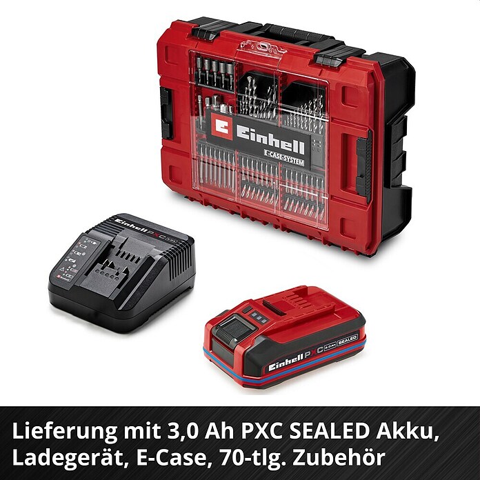 Einhell Professional PXC 18V Akku-Schlagbohrschrauber TTP-CDD 18/501-C Li-I (18 V, 1 Akku, 3 Ah, 50 Nm) | BAUHAUS