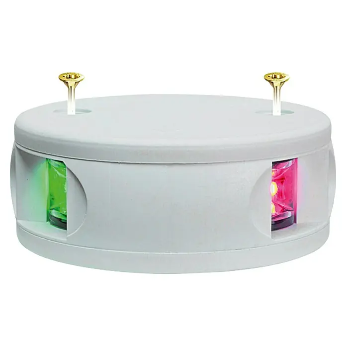 Aqua Signal Serie 34 Zweifarben-Navigationslaterne für Boote - LED, 2 sm, Mit BSH-Zulassung - Das LED-Navigationslicht, ideal für Boote, sorgt für Sicherheit auf dem Wasser durch seine grüne und rote Beleuchtung.