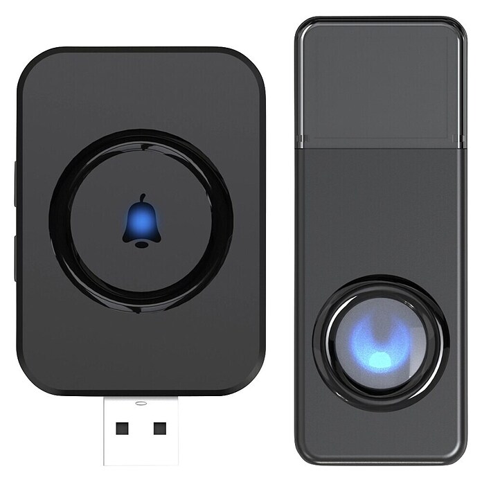 REV Set bežičnog zvona USB  (Prekrivanje: 100 m, 0 dB - 110 dB, IP20) | BAUHAUS