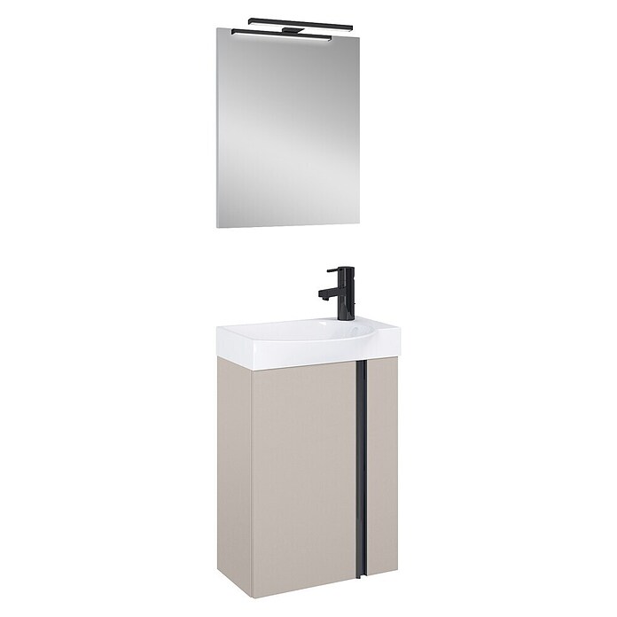 Riva Badmöbel-Set Elegance (Gesamtbreite Badmöbel: 45,2 cm, Fume, Matt) | BAUHAUS